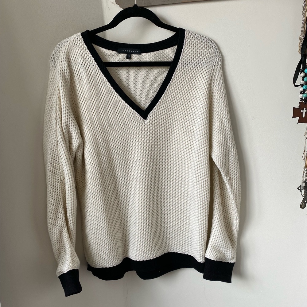 Cream sweater